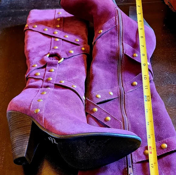 Carlos Santana purple boots Size 7 - Picture 6 of 8